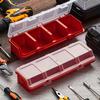 In Stock Multi-Compartment Oblique Mouth Design Organizer Box For Screws Small Parts Durable Plastic Hardware Storage Case