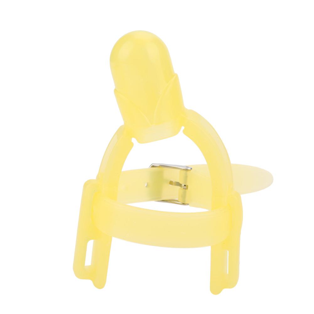 

Thumb Sucking Finger or Silicone Biting Teether for Babies Infant (Yellow)