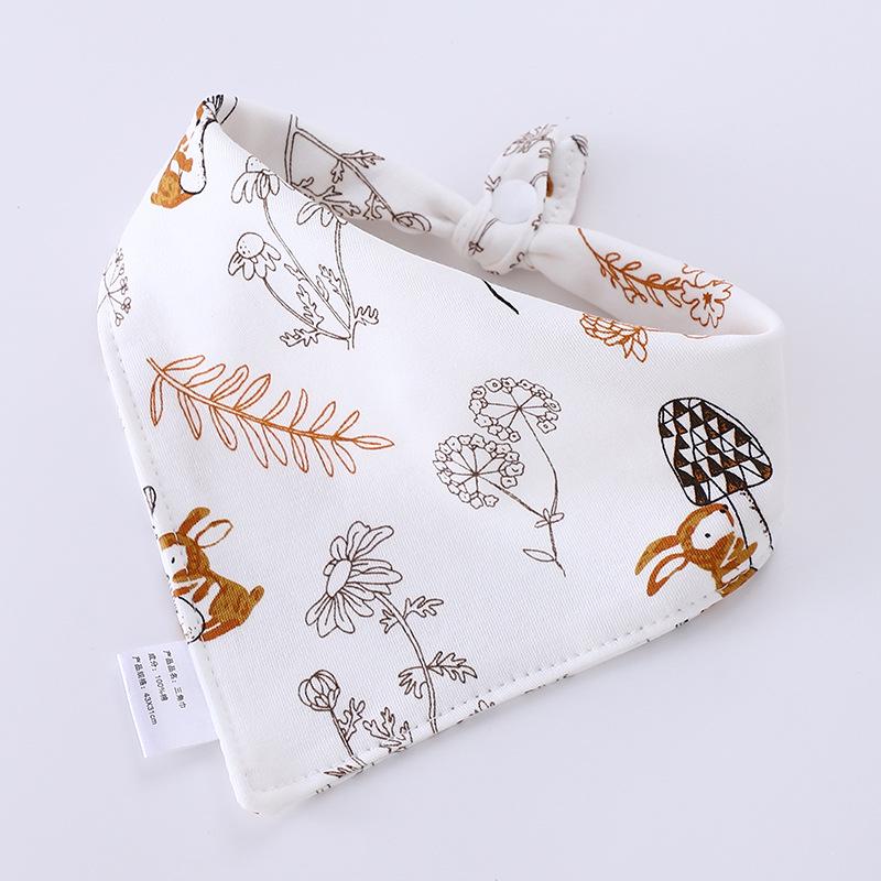 Waterproof Baby Triangle Bib - Pure Cotton for Newborns, Boys & Girls