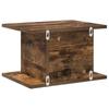 Nightstand Smoked Oak 40 x 30 x 25 cm Engineered Wood
