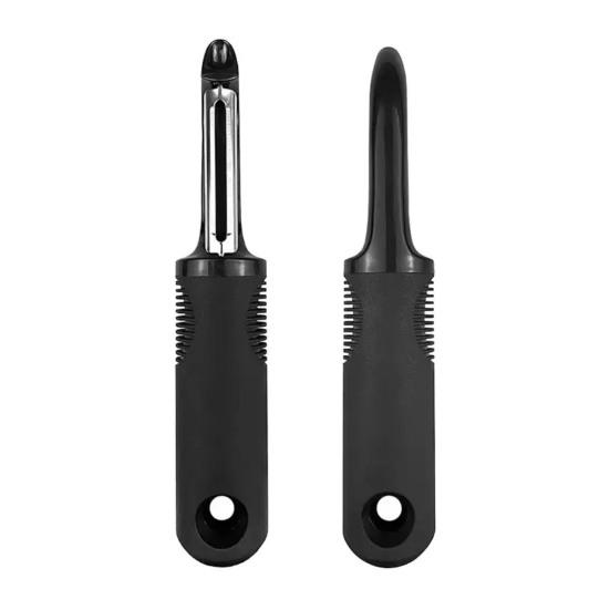 Roterande potatisskalare Skarp Rostfri Potatisskalare med Halkfritt Handtag för Kök Frukt Morot Grönsak Kiwi