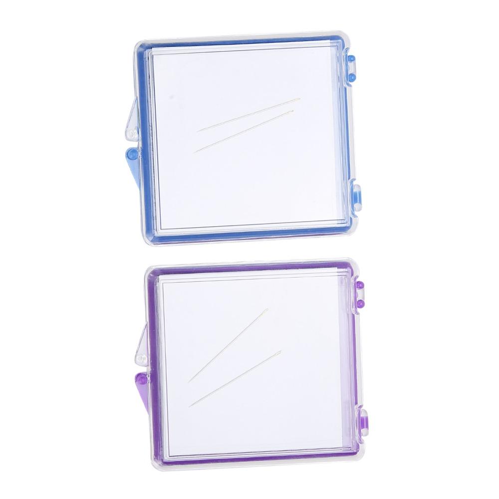 2Pcs Plastic Magnetic Sewing Pincushion Magnetic Magnetic Needle Keeper For Cross Stitch