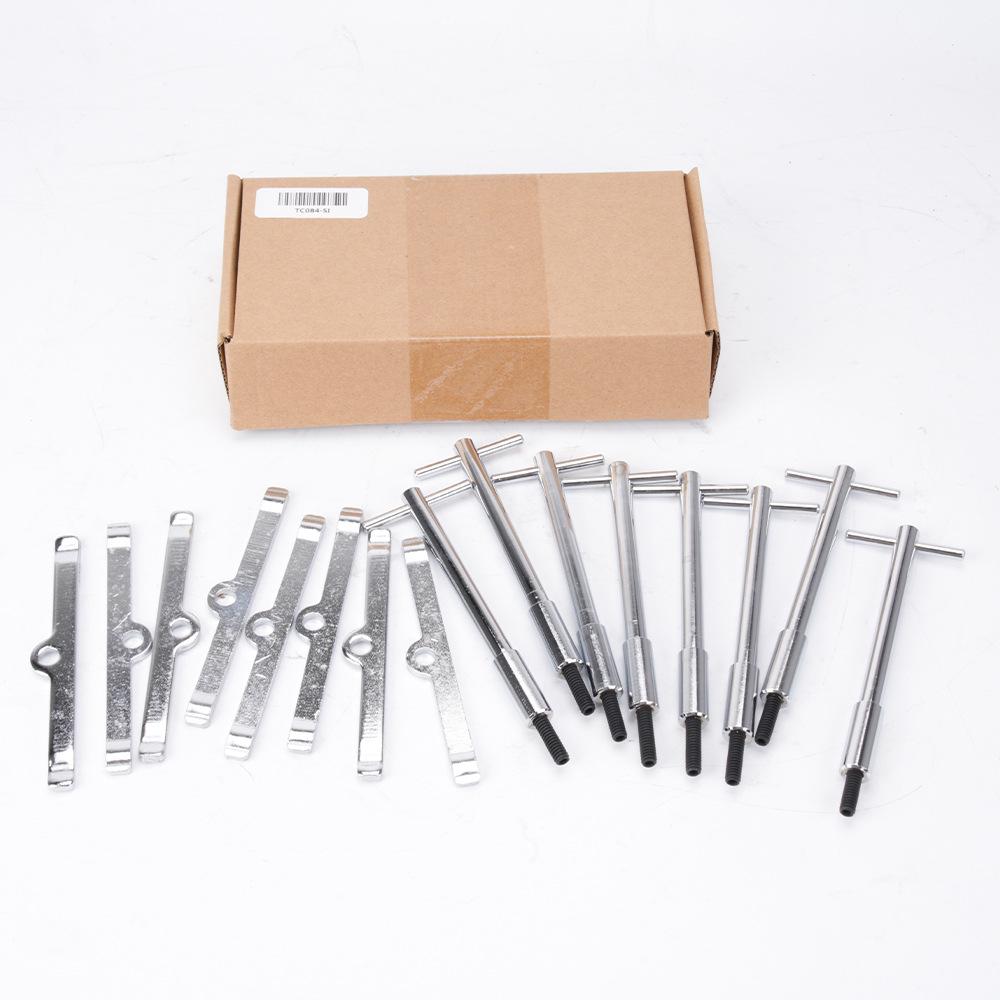 Chrome T-Type Valve Cover Bolt Kit for SBC Chevy 283/327/350