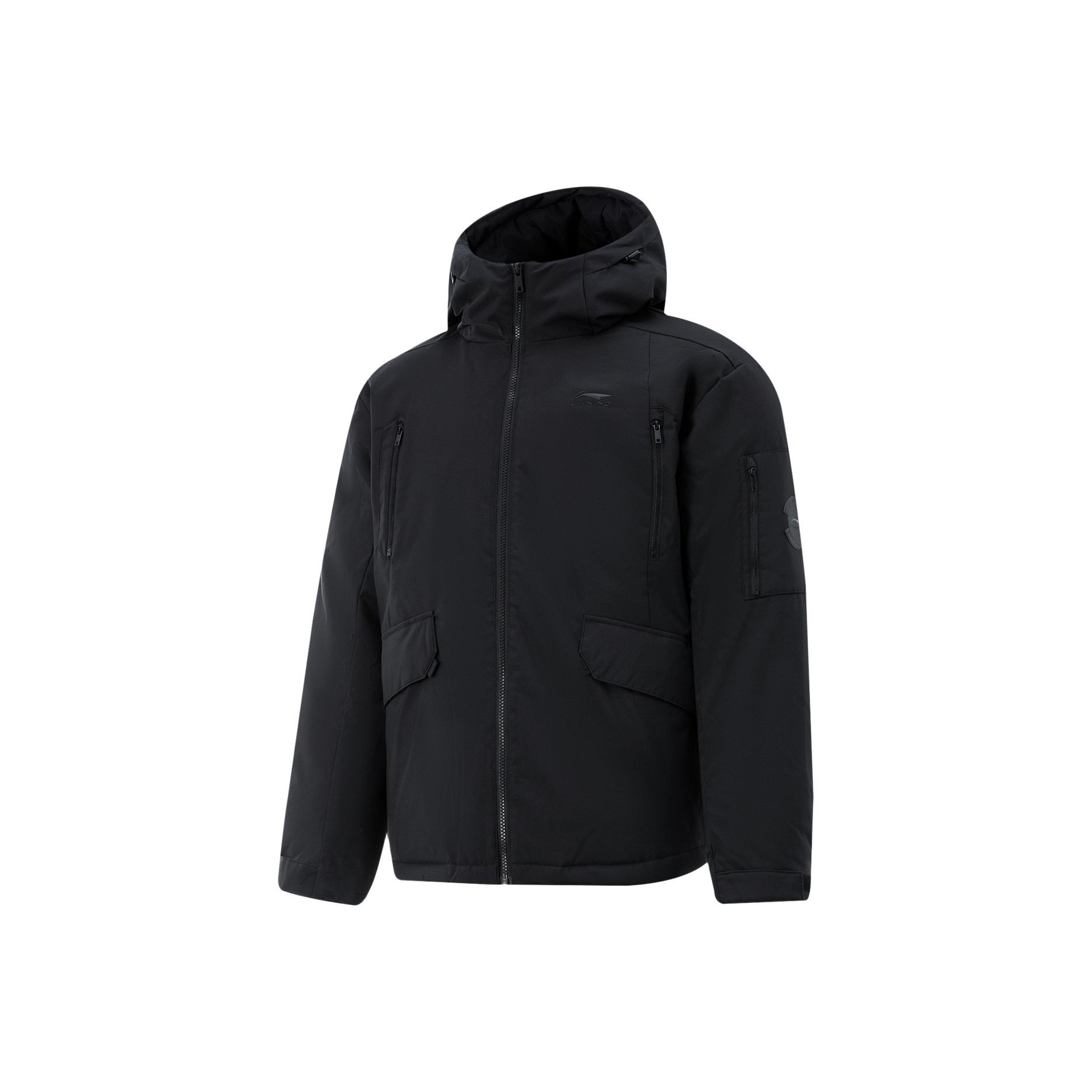 

Li-Ning Повседневная Модная Теплая Водоотталкивающая Пуховая Куртка Мужская верхняя одежда AYMU537-4 XXL