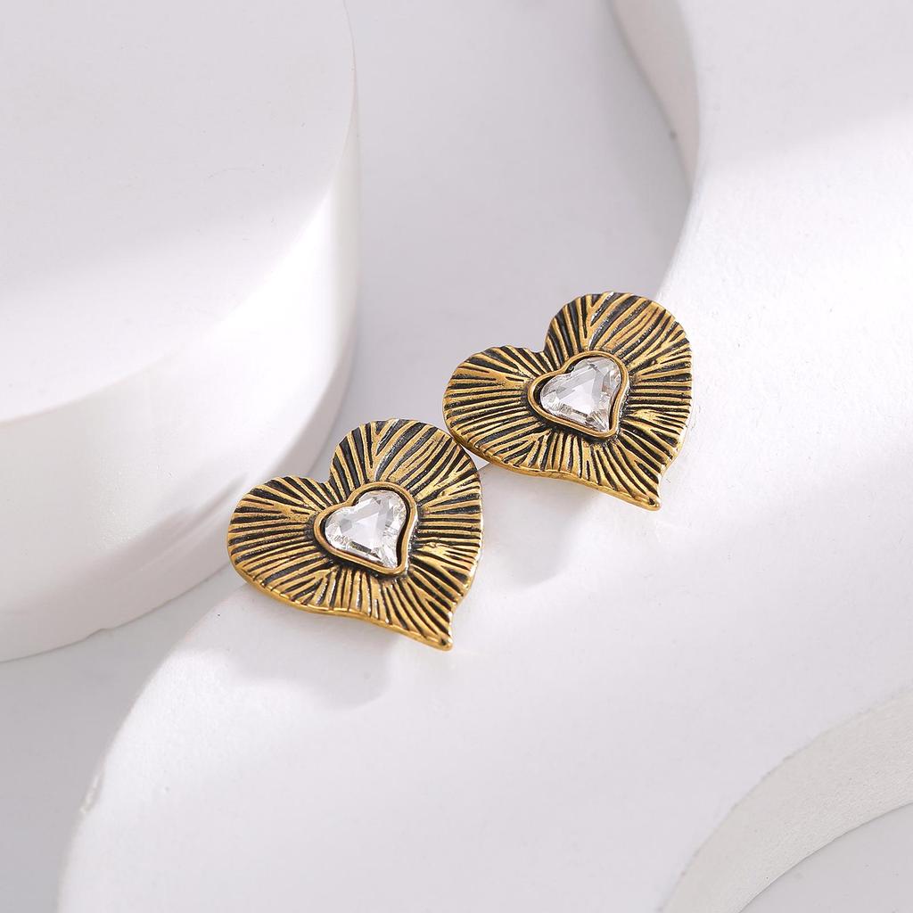 High-End Fashion Geometric Earrings Collection: Electroplated Simple All-Match Commuter Earrings