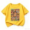 Kawaii Shirt Capybara Grafik Kinder T-Shirts Sommer Kurzarm Cartoon Tier Jungen Mädchen Kleidung Oberteile Y2K Kinder