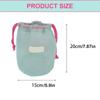 Fashionable Mesh Travel Toiletry Bag with Quick Closure Practical Polyester Cosmetic Pouch for Daily Commute and Outdoor Use
