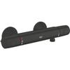 Mitigeur Thermostatique Douche - GROHE Precision Trend - 1022172432 - Noir Mat - Montage Mural Apparent - Economie D'eau