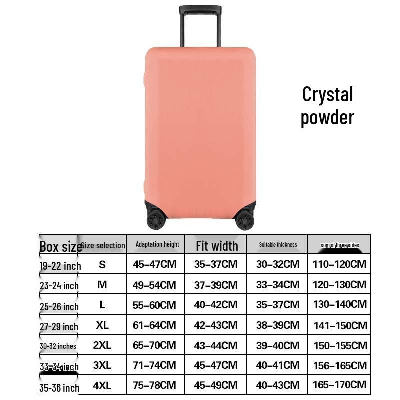 37" Sports Travel Suitcase Cover - Wear-Resistant & Dustproof