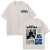 Singer SEBASTIAN YATRA Entre Tanta Gente Tour  Print T Shirt Unisex Cotton Casual Vintage Washed Oversized Tshirts Streetwear