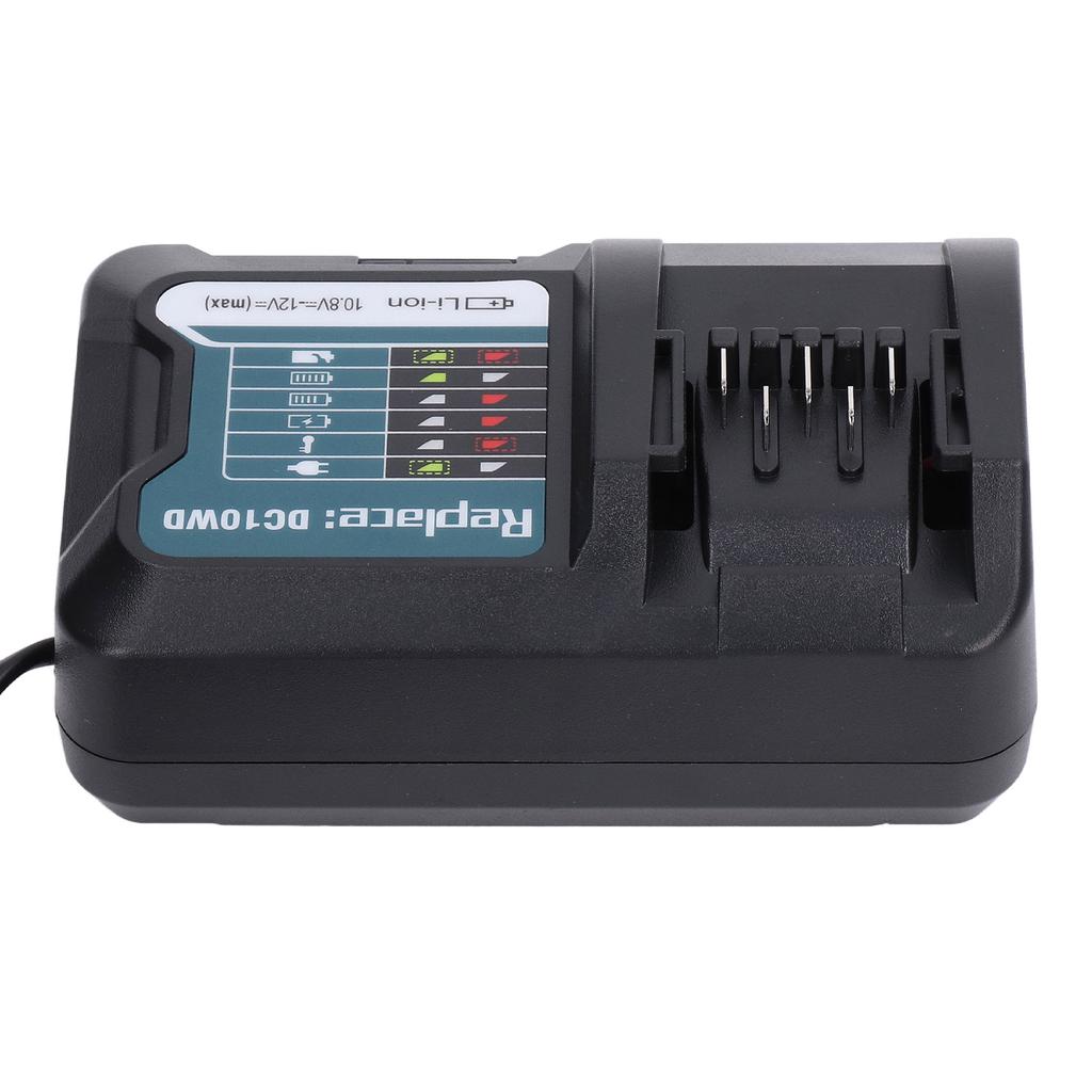 Lithium-Akkuladegerät 100–240 V Eingangsspannung für DC10,8–12 V BL1015 BL1016 DC10WD DC10WC