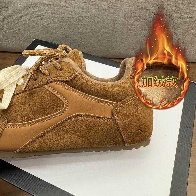 Retro Flat-bottomed Women's Autumn and Winter New Versatile Casual Bo Sports Shoes