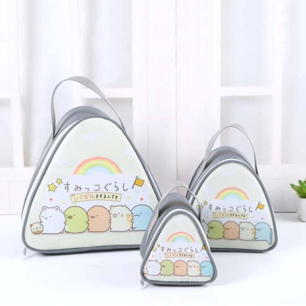 Aluminum Foil Triangular Insulation Bag Thickened Rice Ball Lunch Box Bags  Student