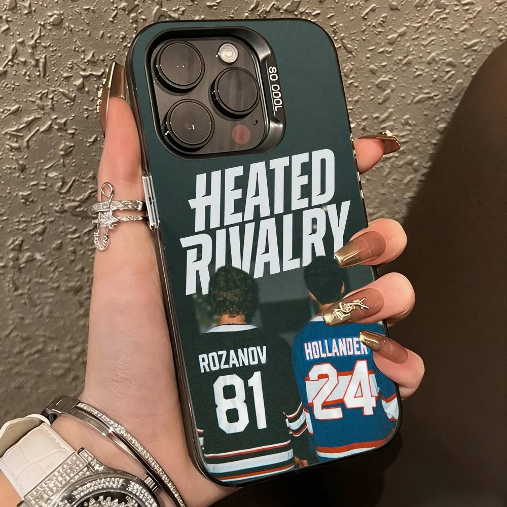 F-Heated T-Rivalry Phone Case For iPhone 17,16,15,14,13,12,11 Plus,Pro Max,XS,Colorful Silver Black Cover
