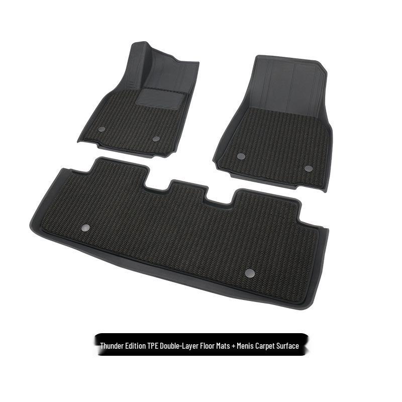 Custom Fit TEP Floor Mats for Tesla Model Y Thunder Edition - Premium Interior Protection Accessories