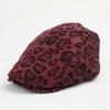Fashion Leopard Print Beret Women Autumn Winter Thick Warm Hats Trend Hip Hop Women's Hat Vintage Berets Male