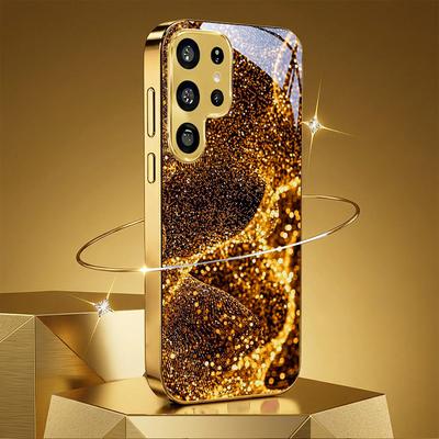 Hochwertige Handyhülle Galvanisiertes Glas TPU Handyhülle für Samsung Galaxy S26 S25 S24 S23 S22 S21 FE, Ultra, Plus Stoßfest