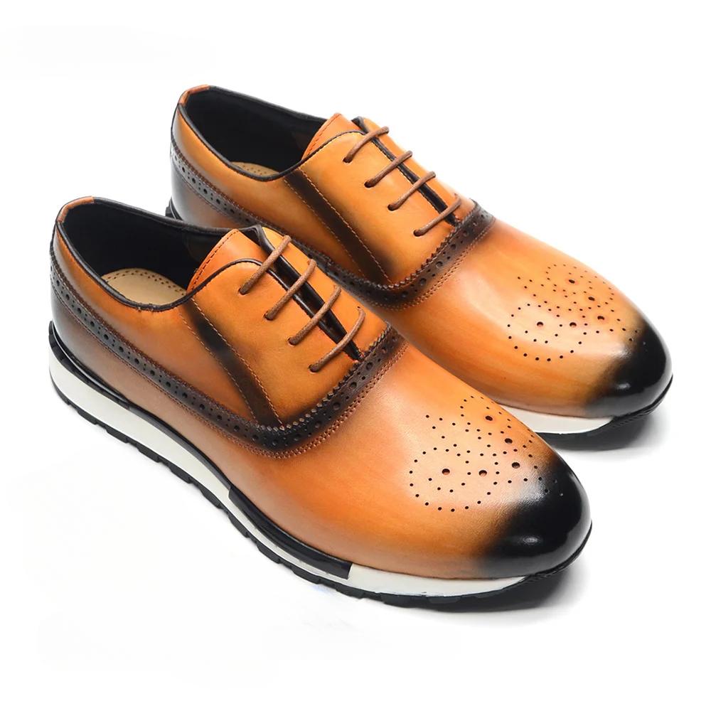Many Colors Handmade Genuine Leather Oxford
