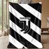 Coperta Tematica Juventus FC Morbida Coperta in Pile di Flanella Calda Leggera Coperta da Lancio per Casa Divano Letto