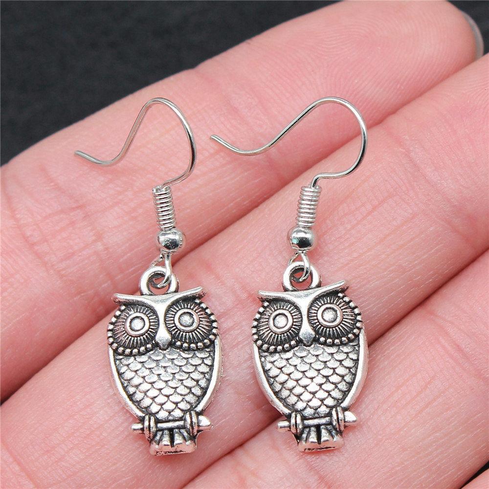 Ohrhänger Vogel Phönix Vintage Schmuckzubehör Ohrringgröße 18x19mm QE005