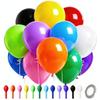 Regenbogenballons, 100 Stück Verschiedene Farben Ballons 12 Zoll Latex Helle Farbe Ballon Großpackung Perfekt für Geburtstag, Babyparty, B