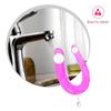 U Shape Double Dildo Flexible Soft Jelly Vagina & Anal Women Gay Lesbian Double Ended Dong Penis Artificial Penis Sex Toys