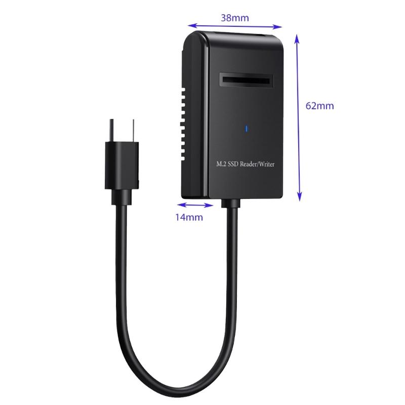 M.2 Mobile Hard Easy Drive Cable Nvme Protocol With Type C 3.2 For 2230 2242 2260 2280 22110 External M.2 Hard Drive