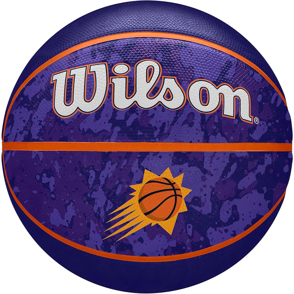 Wilson NBA Team Tiedye Basketball Phoenix Suns 7 Size Outdoor Diameter 24.5cm Navy