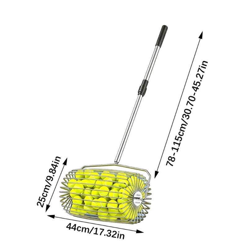Raccoglitore Palline da Tennis Raccoglitore Tennis Portapalline Tennis Supporto Raccoglitori Palline da Tennis Raccoglitori Pickleball Superiore
