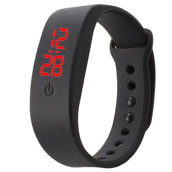 Children Silicone Strap LED Display Sports Bracelet Electronic Digital Watch