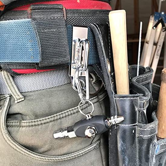 DOGYU One-Touch Slim Hook with Small D-Ring WSF-D