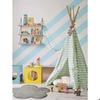 Extra-soft Flower-shaped Rug Grey 90x90