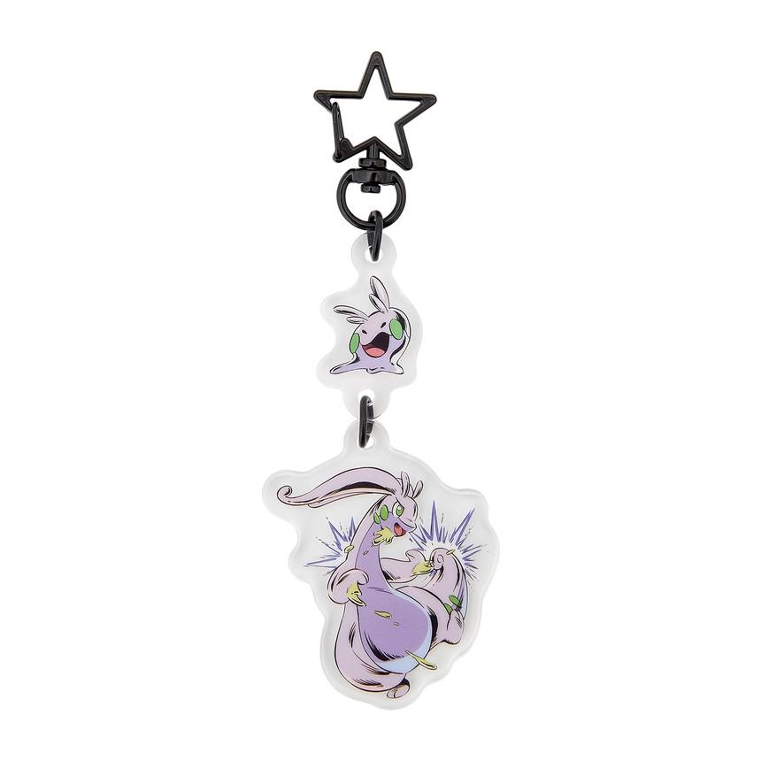 [Pokemon] Pokemon Center Acrylic Keychain SECRET of MIGHT Sliggoo & Goodra