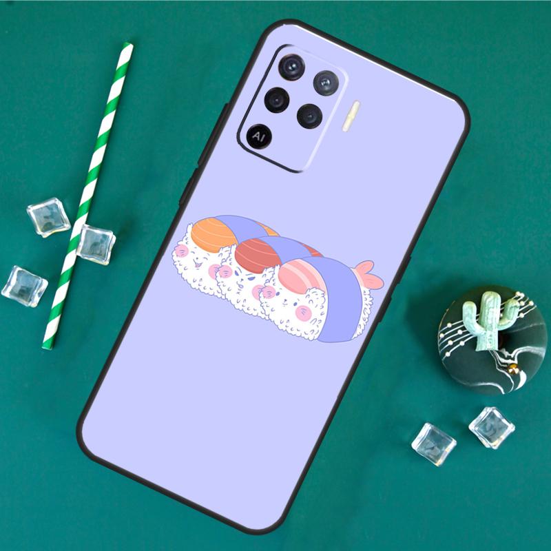 Sushi Hülle Für Oppo A80 A40 A60 A16 A76 A96 A91 A15 A17 A74 A94 A54 A57S A18 A38 A58 A78 A98 Cover