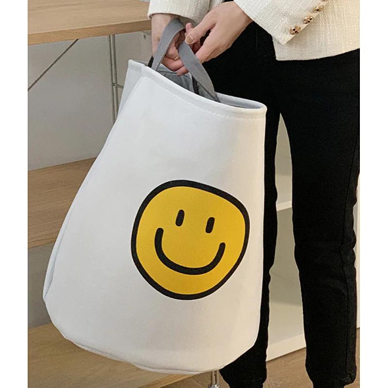 Thickened Cloth Storage Bucket Student Dormitory Household Balcony Clothes Dirty Clothes Bucket Children's Toys Storage Basket