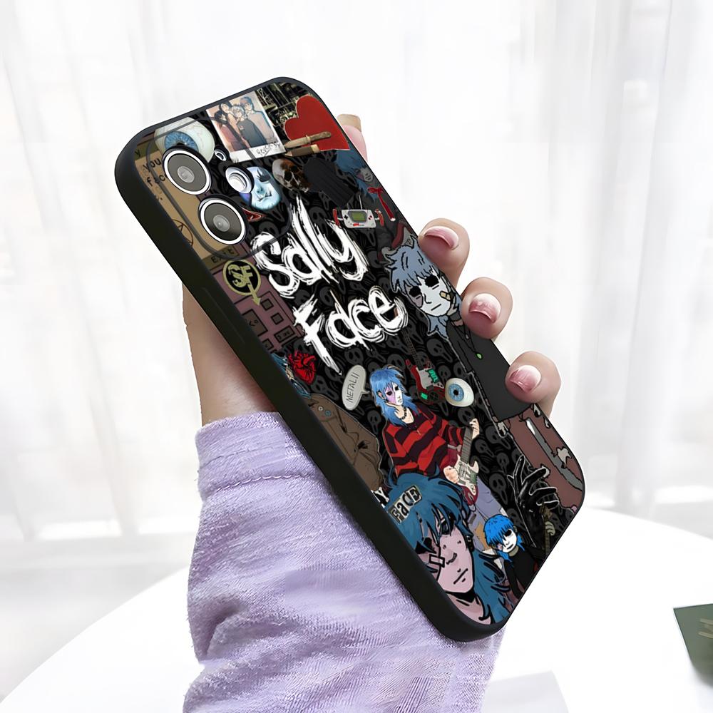 

Игровой чехол для телефона Sally F-Face для iPhone 17 Pro Max 15 Pro 16 14 Plus 12 13 Mini 11 Pro Ударопрочный мягкий чехол iPhone 17