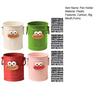 Cartoon Pen Holder Retro Sausage Mouth Bucket Plastic Pen Holder Large Capacity Desk Organizer for Stationery Makeup Brushes
