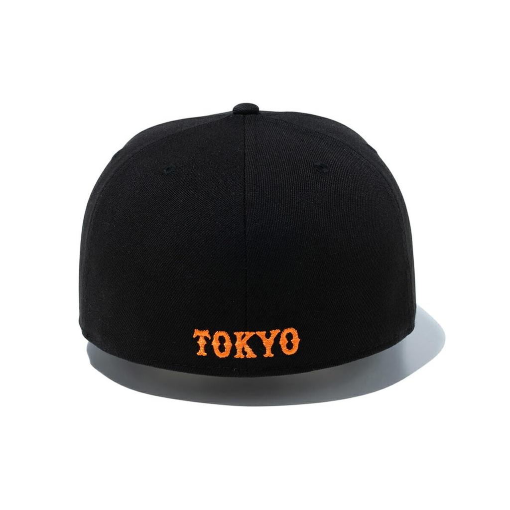 Cap 59FIFTY NPB YG Black 1 7 5950 NPB YOMGIA YG TKY 25J [New Era] 3/4 BLK/BLK/ORG