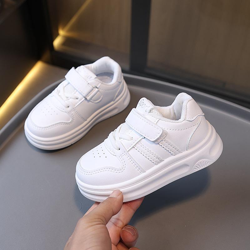 Lett sportsneakers med borrelås og myke såler for gutter og jenter, vår og høst