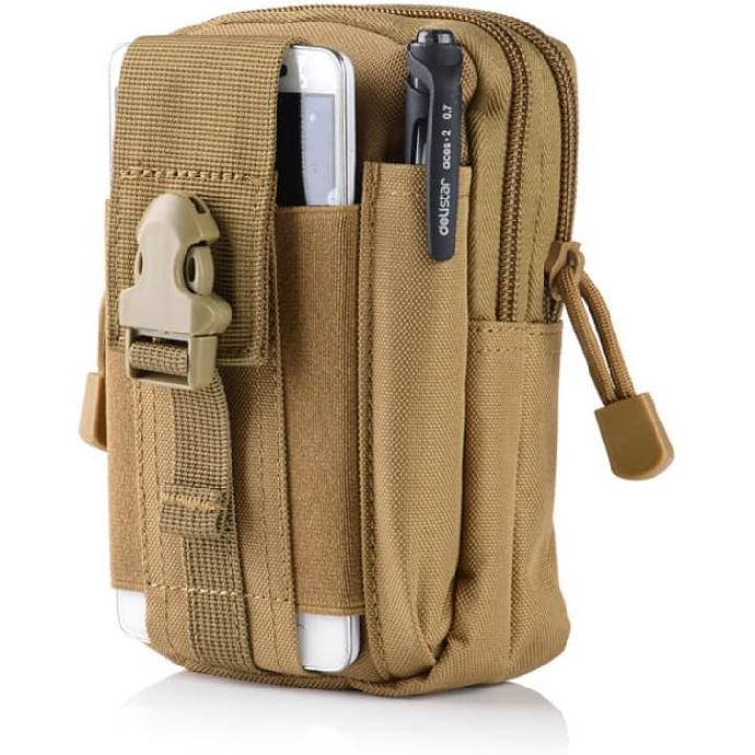 Tactical Phone Pouch, Cell Phone Holster Pouch, Multipurpose EDC Belt Bag, Belt Purse with Cell Phone Holster Holder for Workout Hiking Camping