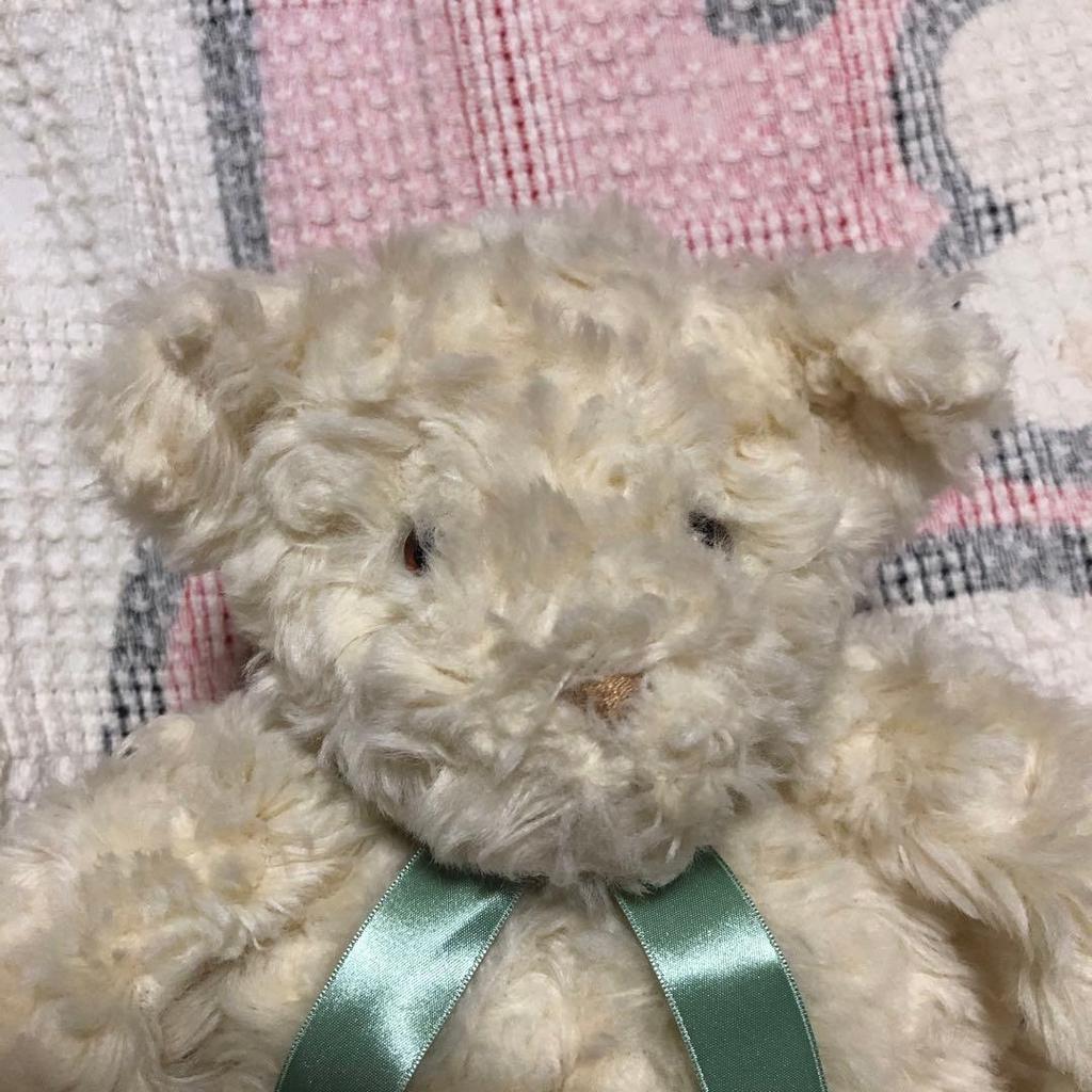 [USED] Showa Retro Pajama Pocket Teddy Bear Plush Toy (Used)