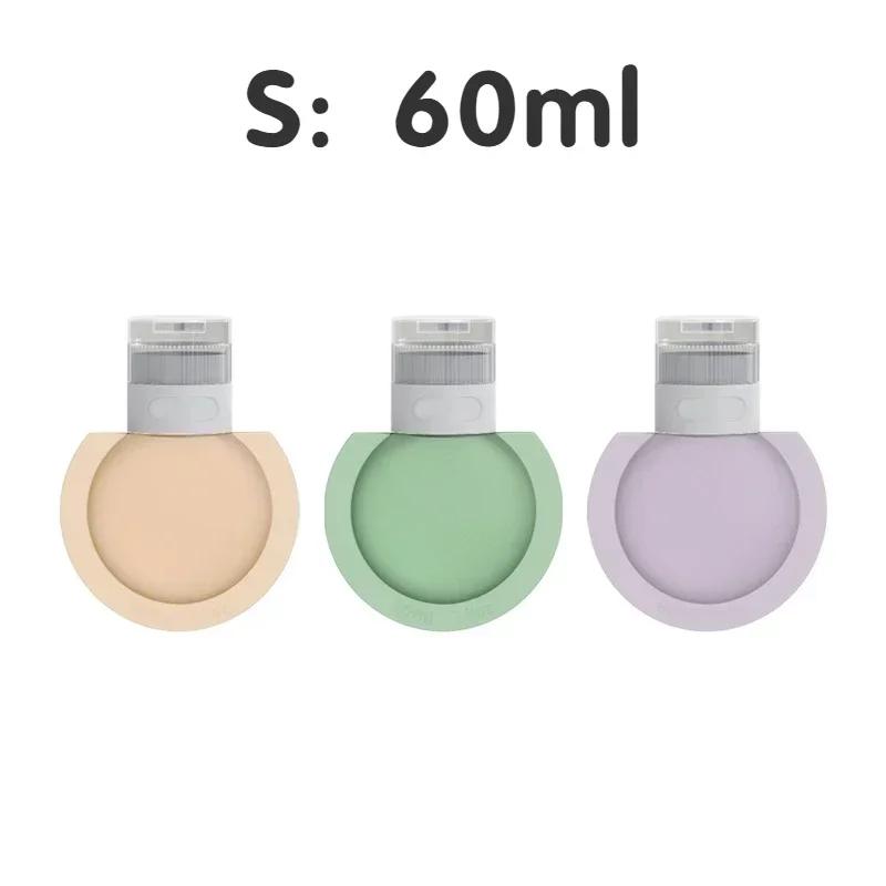 3Pcs/set Travel Dispenser Bottles Liquids Squeeze Bottles Containers for Toiletries Shampoo Lotion Storage Travel Supplies