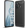 Protective Case - E.F.CONNECTION - Xiaomi Mi 11 Pro - Flexible - Carbon Fiber - Black