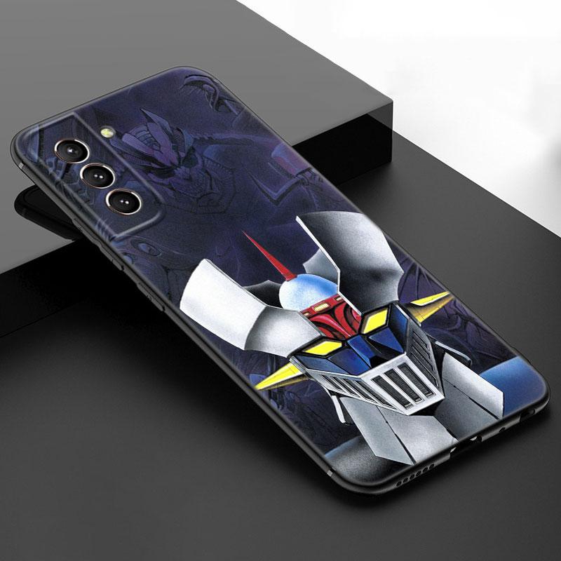 

Аниме Mazinger Z Черный силиконовый чехол для телефона для Samsung Galaxy S23 S21 S20 FE S24 S22 Ultra S10E S10 S9 S8 Plus Samsung S10 Plus