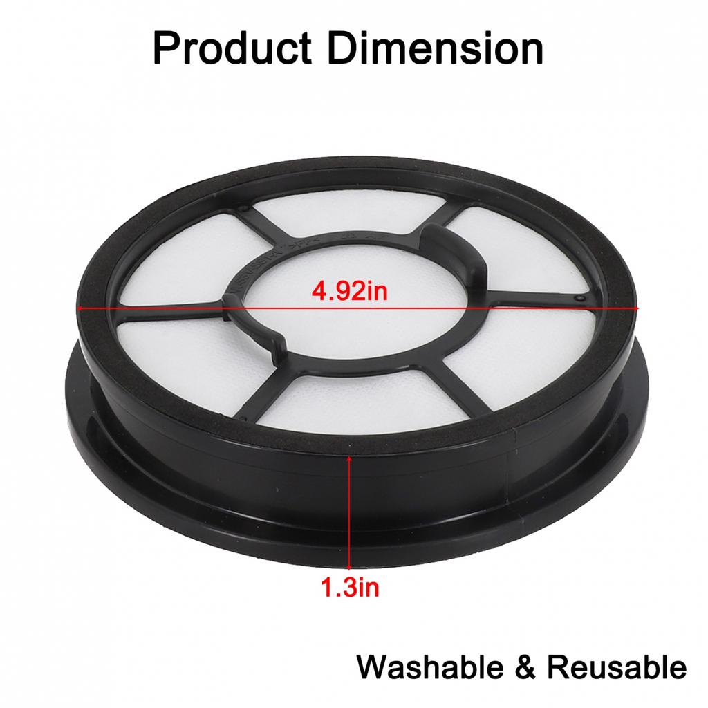 Zmywalny i wielokrotnego użytku filtr do odkurzacza Beldray for BEL0648N Turbo Swivel