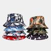Bucket hat new hot-selling sunshade sunscreen bucket hat outdoor camouflage double-sided basin hat