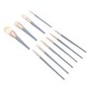 10pcs Makeup Brush Set Fibre   Loose Powder Brush Professional Cosmetic Brush Set for Face Eye