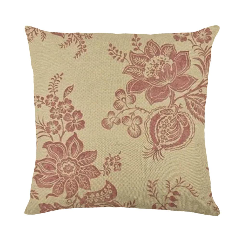 Plant Stamens Throw Pillow Covers With Digital Printing Of Short Plush Fabric Car-Shaped Sofa Cushion For Office Home Decor