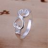 Copper Rings For women charms 8-shaped heart size 7 8 9 Fashion party Holiday gifts engagement wedding Jewelry