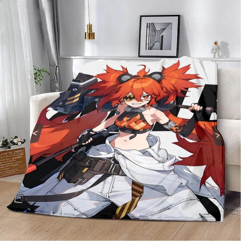 ZZZ Flannel Throw Blanket Zenless-Zone-Zero 3DPrint Soft Rug for Sofa Character Merchandise Winter Warm Fluffy Gift Game Blanket
